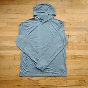 Alaskan Hardgear Shirt Mens M Gray Long Sleeve Hooded AKHG Tun-Dry Hoodie